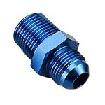 Aluminum 4AN Flare to 1/8 NPT Male 