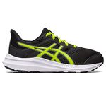 ASICS JOLT 4 GS Sneaker, Black/Lime Zest, 5 UK