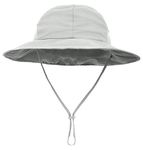 SimpliKids Toddler Sun Hat UPF 50+ UV Sun Protection Wide Brim Sun Hat Grey