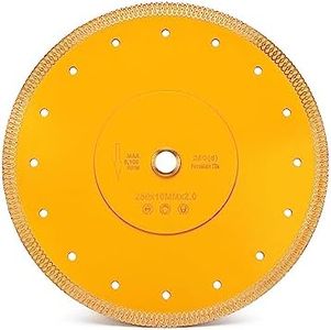 10 Inch Super Thin Wet Diamond Porcelain Saw Blade Tile Blade for Dry or Wet Cutting Porcelain Tiles Granite Marbles……