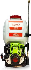 FUJIAKA Shakti 4S Knapsack Power Spray Pump GX35 35CC 4 Stroke 25 ltrs Tank |High Pressure Agricultural Back Pack Sprayer with Japan Technology Pump, Free 3 Head Nozzels, Hose Pipe, Sprayer Gun.