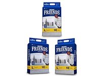 Friends Premium Disposable Underpads,Soft & Super Absorbency - 60x90 cm (Pack of 3).