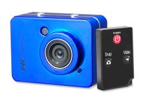 Pyle-Sport PSCHD60BL Hi-Speed HD 1080P Action Camera Hi-Res Digital Camera/Camcorder with Full HD Video, 12.0 Mega Pixel Camera, 2.4-Inch Touch Screen, Blue