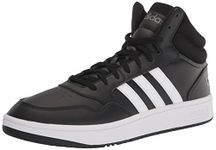 adidas NEO Mens Hoops 3.0 MID Black/White/Grey 10-