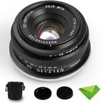 TTArtisan 25mm F2 APS-C Large Aperture Wide-Angle Manual Fixed Camera Lens for Fujifilm Fuji X-Mount Cameras X-A2 X-A2 X-A3 X-A5 X-A7 X-H1 XT1 X-T2 X-T3 X-T20 X-T30 X-T100 X-T200 X-PRO1