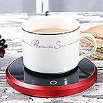 Smart Coffee Warmer, Waterproof Touch Cup Warmer Thermostat Heating Coaster Pad for Office Desk Use Warm Pad for Coffee Tea(US Plug 110V)