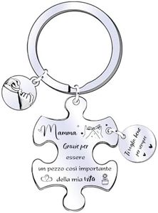 FGHJK Regali Festa della Mamma Regalo Mamma Portachiavi Mamma Regalo Donna Compleanno Festa della Mamma Idee Regalo Regalo Compleanno Mamma Regalo Mamma Anniversario Regali Natale Mamma (9)
