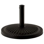Kingfisher PBASE4 15Kg Round Patterned Parasol Base to fit 30/35/38mm Poles