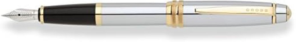 A. T. Cross Company Classic Fountain Pen, Bailey Chrome (CROAT0456S6MS)