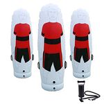TNZMART Soccer Inflatable Dummy Set Free Kicks Air Mannequin Wall Soccer Training Dummies with Pump for Children Adult (Pack of 3)