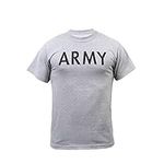 Rothco P/T T-Shirt, Army/Grey, 2X