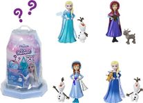 Mattel Disney Frozen Small Doll Ice Reveal with Squishy Ice Gel and 6 Surprises Including Character Friend & Play Pieces (Dolls May Vary)