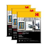 Kodak 180 GSM A4 Glossy Photo Paper – Water Resistant, Pack of 3 x 20 sheets, Compatible with all Inkjet Printers