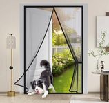 Magnetic Screen Door, 38 x 82 Inch Heavy Duty Mesh Mosquito Net Screen for Doors - Keep Bugs Out, Self Sealing Magnets Retractable Closure - Works With Pets and Kids (Fit Door Up to 38 x 82 Inch)