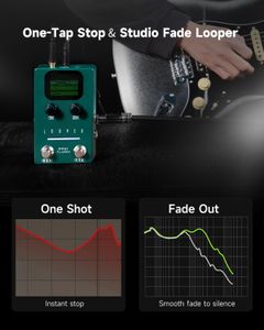 FLAMMA Looper Pedal – FF01 Compact Guitar Loop Station