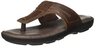 Hush Puppies mens Track Thong BROWN Flip-Flop - 9 UK (8744979)