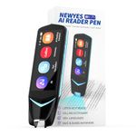 NEWYES Scan Reader Pen for Dyslexia,AI Reader Pen Supports Speech & Scan to Text Translation, AI Homework Check, designed to support readers with dyslexia