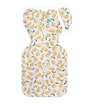 Love To Dream Swaddle Up Transition Bag, Large (8.5-11kg), Ideal for 20-24°C, Patented Zip-Off Wings, Help Baby Transition from Being Swaddled to Arms-Free When Showing Signs of Rolling, Pears Ochre