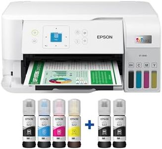 Epson EcoTank ET-2840 Special Edition Wireless Color All-in-One Cartridge-Free Supertank Printer with Scan and Copy and Includes 2 Bonus Black Ink Bottles