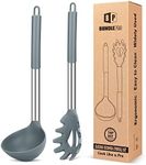 Silicone Pasta Fork and Ladle Spoon