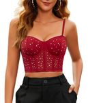 Avidlove Bustier Tops For Women Push Up Corset lingerie Y2K Sexy Going Out Party Club Top
