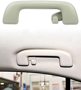 YIGUCS 74610-52020 Inner Roof Pull Handle Grab Fits for Toyota Model for Corolla 4Runner Highlander RAV4 and More, Auto Roof Pull Handle Grab Rail (Beige Gray)
