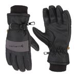 Carhartt Men's A511 Waterproof Glove, Black/Grey, Small (Pack of 1)
