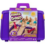 Kinetic Sand Folding Sandbox comes with 2LBS of Non-Toxic Play Sand, 7 Tools and Activity Space Educational Creative Kid's Sensory Toys for Boys and Girls Aged 3+