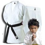 Spirit Traditional White Cotton Judo Wrap Over Student Uniform Cotton 1/140cm