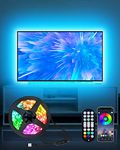 Daymeet Led Lights for TV, Led TV Backlight 3M USB TV Led Light Strip for 32-60 inch TV Monitor Behind Lighting, RGB Color Changing Led TV Lights with Remote Music Sync Bluetooth APP Control