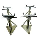 Static Caravan Axle Stands Large X4 (Extra Wide Mobile Home Support 15" -20")