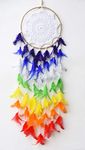 Yuvicreations, Dream Catcher for Wall décor, 8 Inches Ring, Fine Quality Feathers