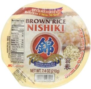 Nishiki Cooked Brown Rice, 7.4-Ounces (Pack of 6)