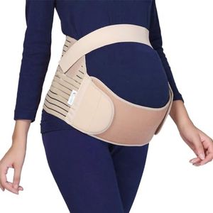 Pregnancy Belly Support Band, Breathable & Adjustable Maternity Support Belt, Strip Full Surrounding Pregnancy Support Belt for Pregnant Women to Support Pelvic/Waist/Abdomen (M)