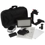 Fotodiox Pro LED 209AS, Photo/Video LED Light Kit with Lighting Bracket, Dimmable Switch, Daylight/Tungsten Switch, Sony Type Battery, Charger, Diffuser, Hot Shot Mount & Carrying Case