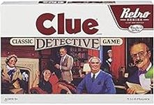 Hasbro Gaming Retro Series Clue 1986 Edition Board Game, Classic Mystery Games for Kids, Family Board Games for 3-6 Players, Family Games, Ages 8+