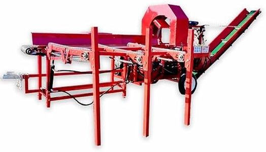 45T Firewood Processor with 20HP GX630 Engine, 19.6″ Max Cut, 25″ Chainsaw, Have Chain Table, 3M Conveyor, Full Hydraulic Control– Easy to Operate for Home, Farm, Small Business – CA Shipping