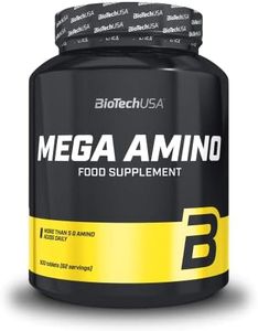 BioTechUSA Mega Amino, Complément alimentaire en comprimés, contenant des acides aminés, 500 comprimés