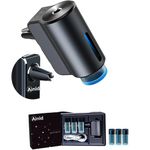 Ainid Smart Car Air Freshener, Universal Car Air Freshener Diffuser with Three Adjustable, Rechargeable Car Diffusers with 10ml Essential Oil (Diffuser+3Pcs Oils, Cologne)