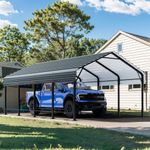 SUNLEI 12X20 FT Carport, Heavy Duty