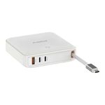 Stuffcool Zeno 100W Desktop Charging Station, 65W Retractable Type-C Cable, Dual 100W PD 3.0 & PPS Ports, USB-A QC 3.0, SFC 2.0, BIS Certified, Compatible with MacBook Pro, Laptops, & Smartphones