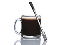 JoGo - Portable Coffee and Tea Brewing Straw - Reusable Coffee Maker Made of Stainless Steel with Single Serve Strainer - Filter Function for Hot and Cold Brew - Ideal for Coffee and Loose Leaf Teas