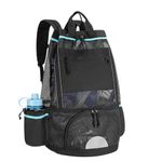 Fasrom Scuba Diving Bag, XL Mesh Dive Bag Backpack for Snorkeling Gear, Mask, Fins, Snorkel, with Shoe Compartment and Wet & Dry Separation, Black(Patent Design, Empty Bag Only)