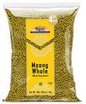 Rani Moong Whole (Ideal for Cooking & Sprouting, Whole Mung Beans with Skin) Lentils Indian 64oz (4lbs) 1.81kg Bulk ~ All Natural | Gluten Friendly | Non-GMO | Vegan | Indian Origin