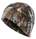 Tough Headwear Skull Cap - Thin Lightweight Beanie Hat Men and Women - Helmet Liner Skull Caps Head Liners - Warm Womens and Mens Hats - Winter Running Hat Beanies - Camo