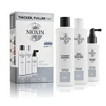 Nioxin 3-Part System, System 1 Natural Hair with Light Thinning, Hair Thickening Treatment, Scalp Th