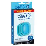 Godrej aer O – Hanging Car Air Freshener – Cool Aqua Pack of 3 (22.5g) | Gel Lasts up to 30 days | Car Accessories
