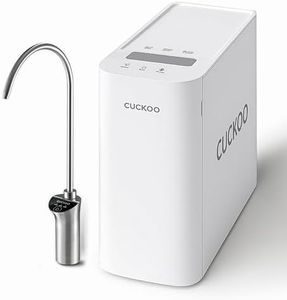 CUCKOO Yuva UTC RO + UV Multi Stage Water Purifier For Home And Kitchen | Under The Sink/Counter Purifier With Digital Touch Faucet | High Water Recovery Rate | Korean Brand | CP YR701UW White