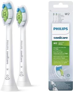 Philips Sonicare W2 Optimal White Cabezales para Cepillo de Dientes Eléctrico Sónico Estándar (Modelo HX6062/10)