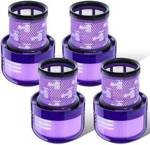 Vacuum Filter Replacement Parts Compatible with V11 Torque Drive & V15 Detect Submarine Vacuums, Compare to Part 970013-02 (4 Pack)